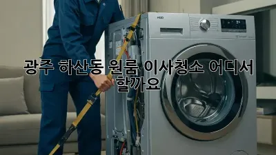 광주 하산동 원룸 이사청소, 어디서 할까요?