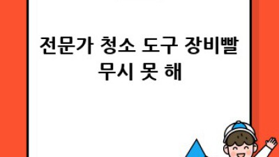 ✨청소 마스터 되기✨: 프로를 위한 고급 청소 비법 대방출! 🧹